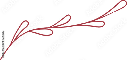 Flourish Divider Swirl Line Art