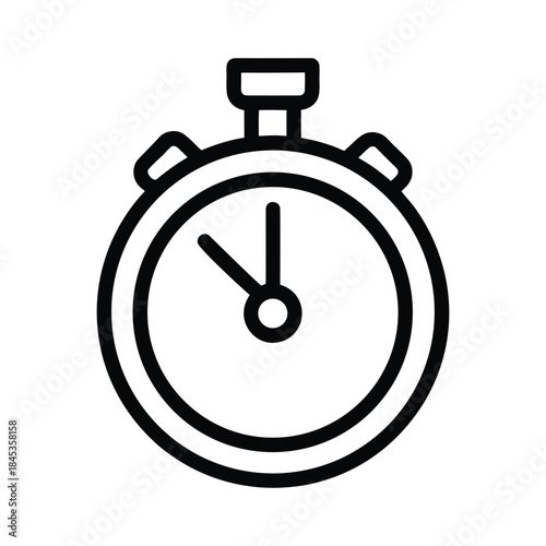 Stopwatch or Timer Vector Illustration