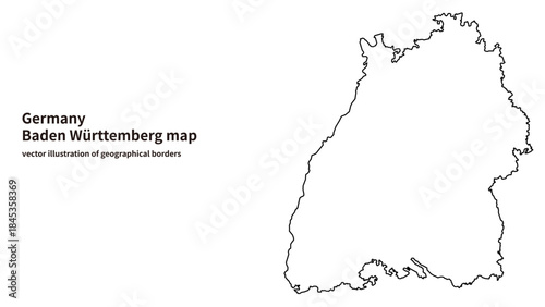 Baden-Wuerttemberg Germany Map – Regions, Districts and Borders
