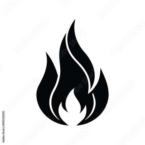 Fire Icon Vector Illustration