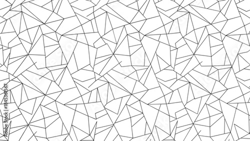 Abstract geometric line pattern, modern minimal background texture, chaotic polygon mesh illustration for wallpaper, textile, branding, creative design projects usage