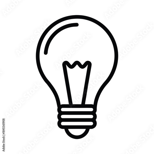Light Bulb Vector Illustration