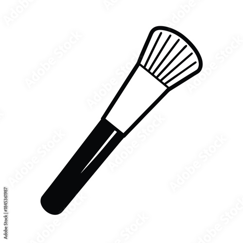 Makeup Brush Vector Illustration
