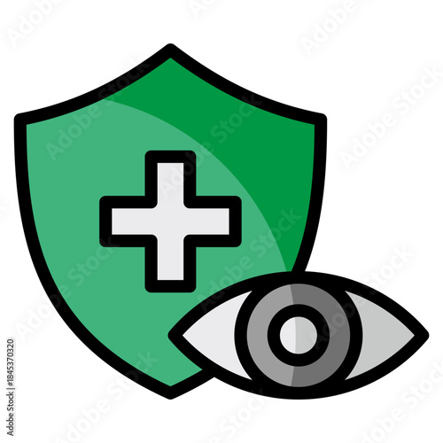 Vision Insurance  Icon Element For Design