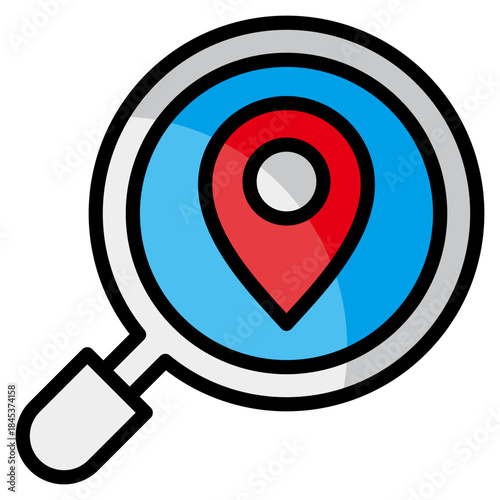 Search Location Icon Element For Design