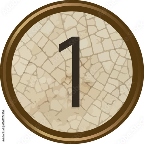 Grunge Vintage Typewriter 1 Key