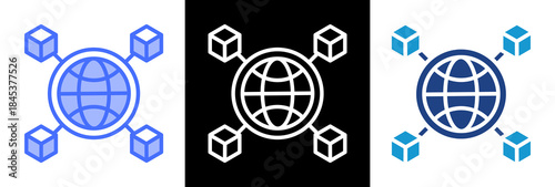 Delivery Network triplestyle icon