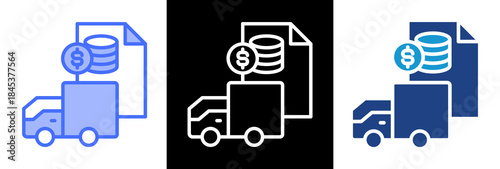 Freight Rates triplestyle icon