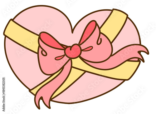heart with bow
