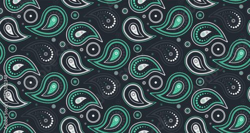 Geometric botany and ornate vitality. Indian western trendy native. Tranquility awesome at pattern repeating.