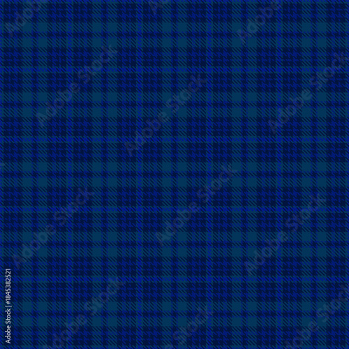 Classic, timeless blue plaid pattern. Versatile background for various design projects. Ideal for textiles, apparel, or digital art. Evokes tradition and style.