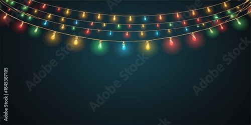 Blue stage spotlight design and bright color vector illustration with black glowing night energy backdrop