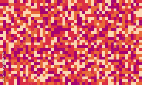 Elegant mosaic tile pattern with vibrant colours. Perfect for textile, decorative covers, or modern graphic design with structured and symmetrical appeal.