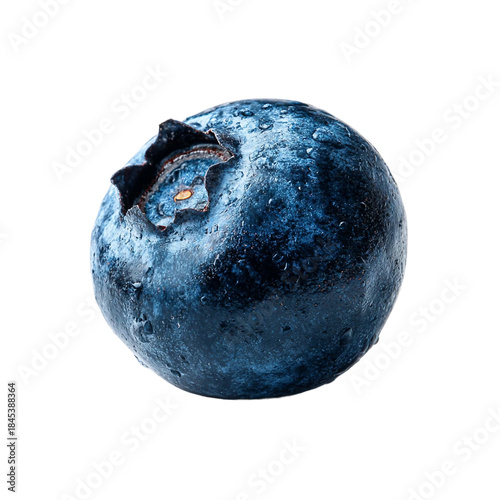  Photo of blue berry isolated on with white background(1)