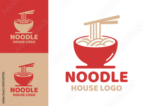Noodle House Logo Traditional Asian Cuisine Identity