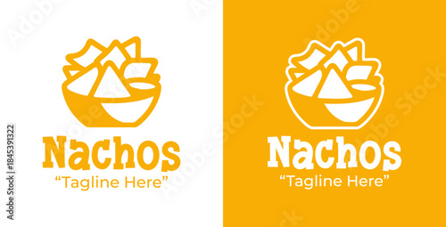 Nachos Logo Premium Snack Brand Design