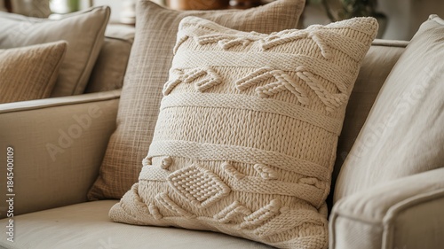 pillows on a sofa