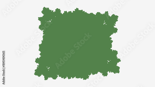 Green fractal pattern abstract geometric background organic shape for nature or science concepts iso