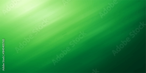 Abstract green background with soft light rays, gradient color wave motion and blur lines vector design illustration