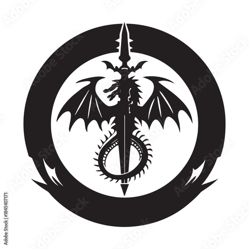 Gladius Sub Draco Mythic Blade Symbol