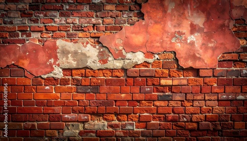 Close-Up of Weathered Brick Wall – Rustic Texture for Architecture and Design Inspiration
