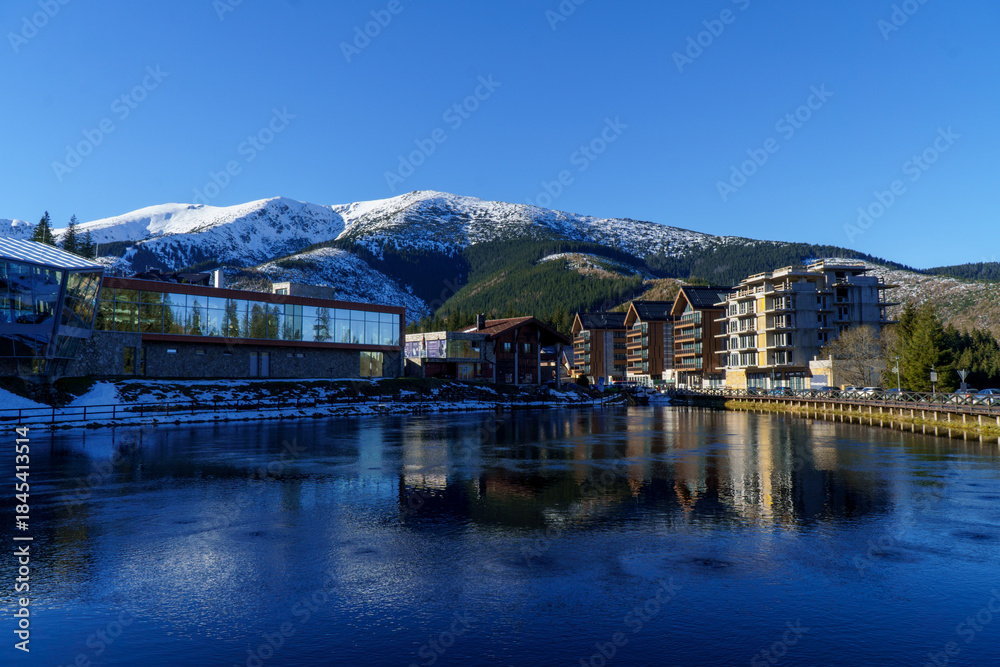 Naklejka premium Jasna Chopok - widoki na stoki Tatry Niżne