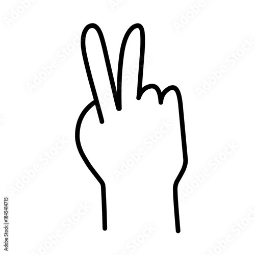 Hand gesture icon vector