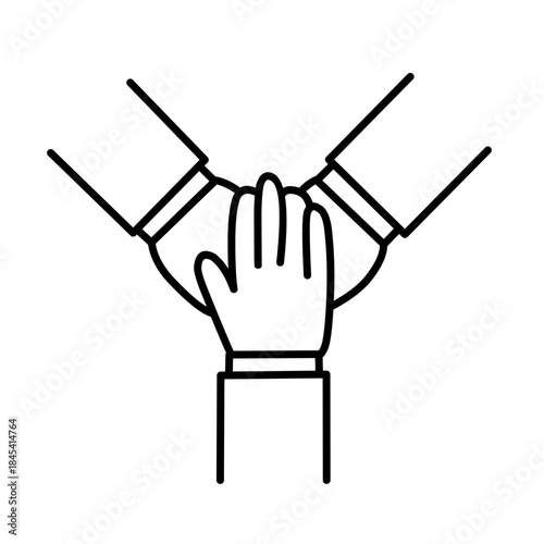 Hand gesture icon vector