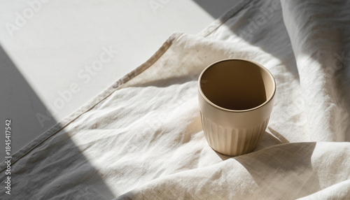 Minimal Scandinavian Winter Still Life with Neutral Tones