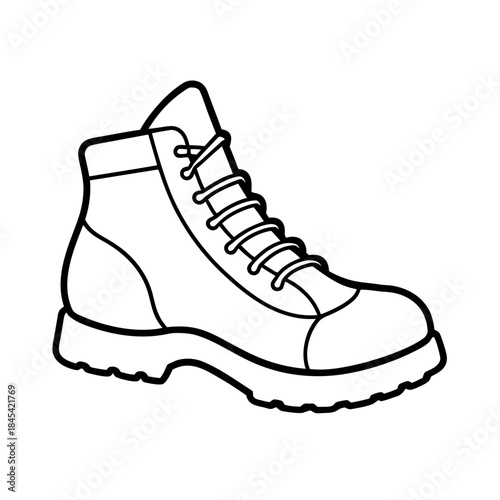vector clip art hiking boots for web and graphic design