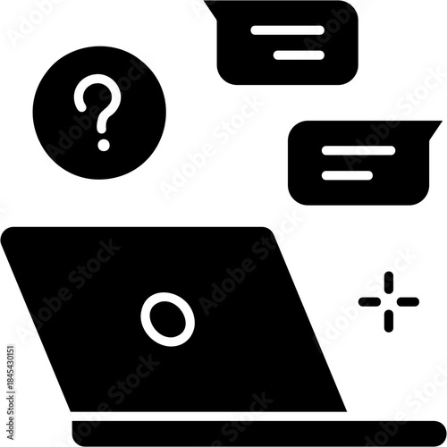 Glyph Solid Online Help Icon