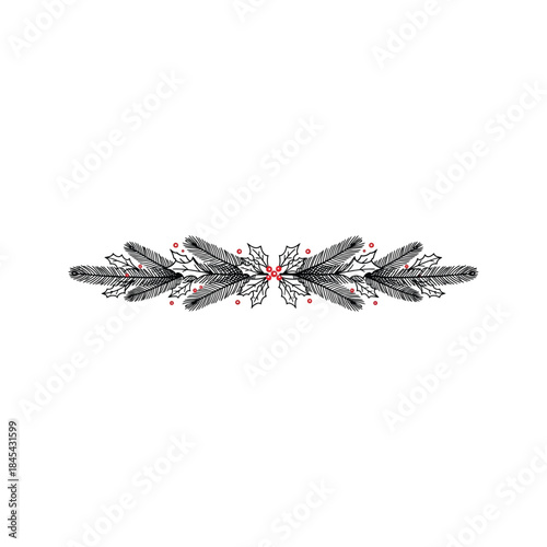Group of silver and red metal chains, bolts, and hardware equipment isolated on a white background