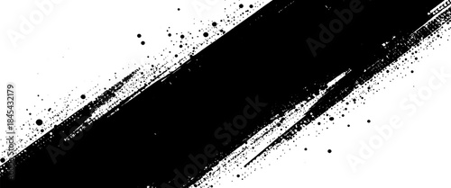 Vector brush strokes texture rough black and white scratches for wallpaper