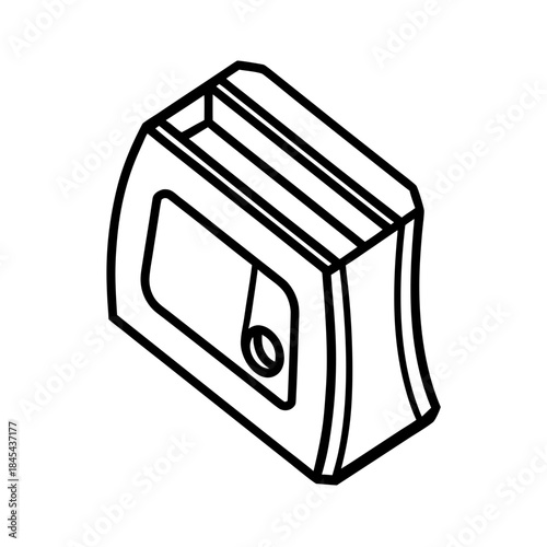 vector clip art sharpener on white background for web and graphic design