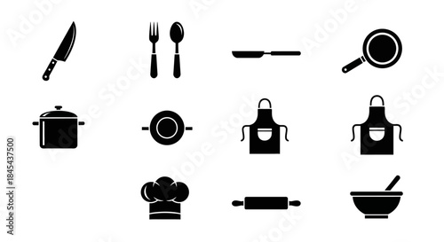 Kitchen Utensils and Cooking Tools.
