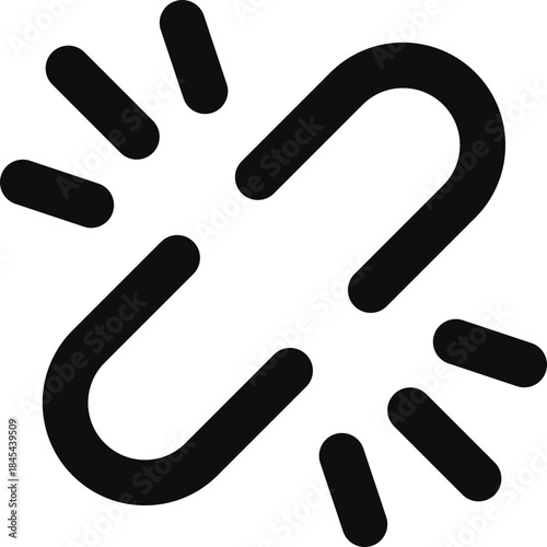 Disconnected Chain Link Icon