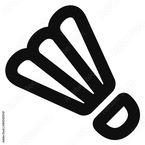 Badminton Shuttlecock Sports Icon