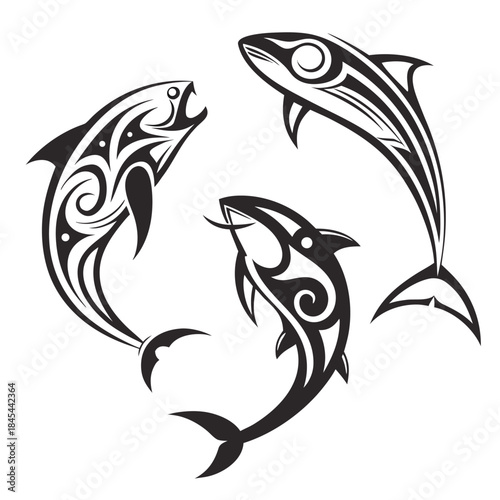 vector image of an eagle tattoo