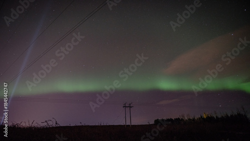 Views of the northern lights in Iceland