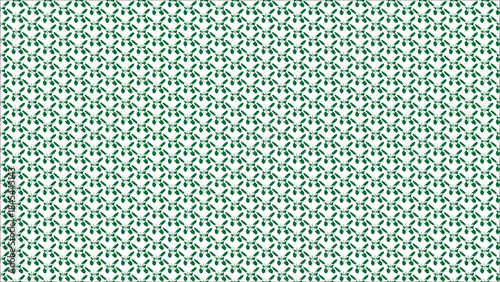 Seamless Abstract Green Knot Pattern Background Art