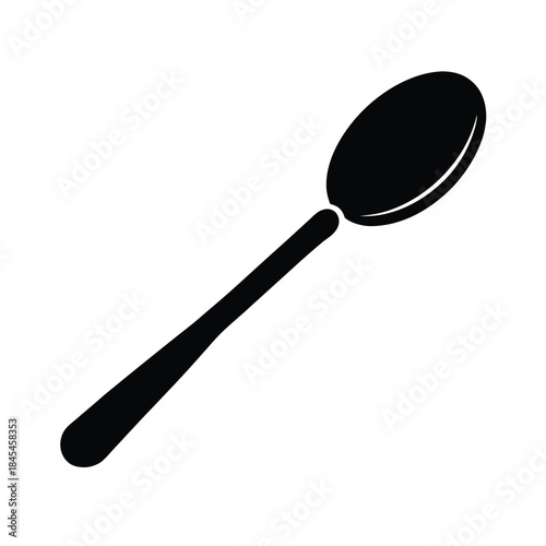 Minimalist Serving Spoon Icon