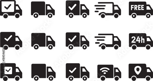 Delivery Truck Icons
