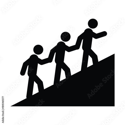 Leadership icon – team direction, management, guidance, strategy