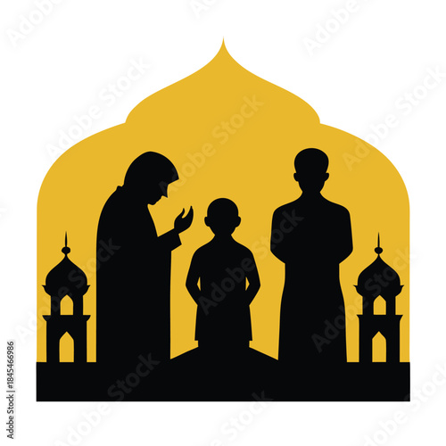 vector illustration of a pyramid