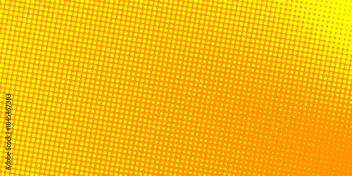 orange halftone background design. abstract orange and yellow dot background.