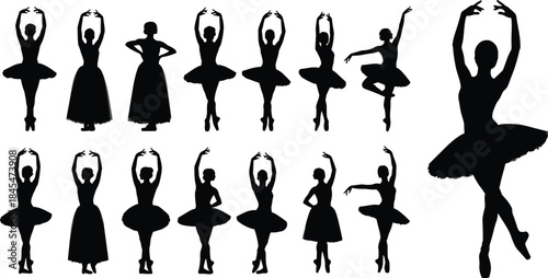 Set of Male and Female Superhero Silhouettes in Dynamic Flying and Action Poses with Colorful Capes, Flat Vector Illustration, Power Icons