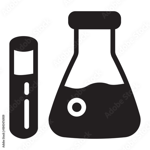 chemistry glyph icon