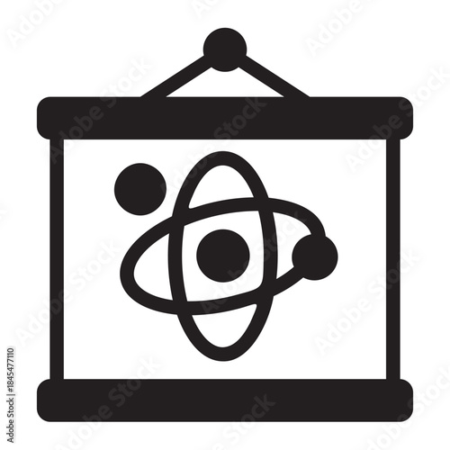 Science glyph icon