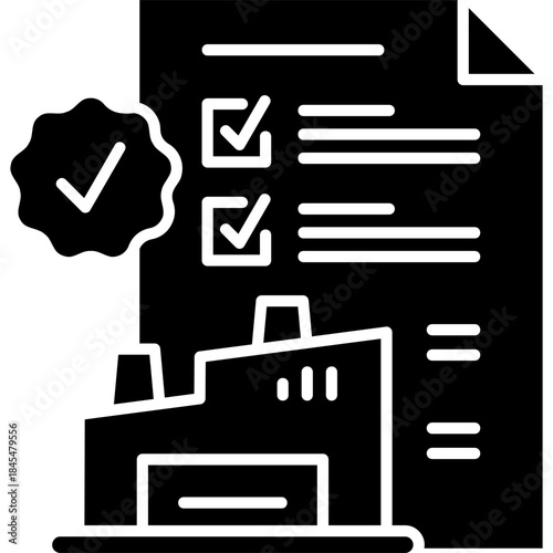 Glyph Solid Industry Standard Icon