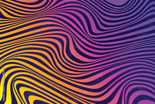 Psychedelic optical illusion wallpaper